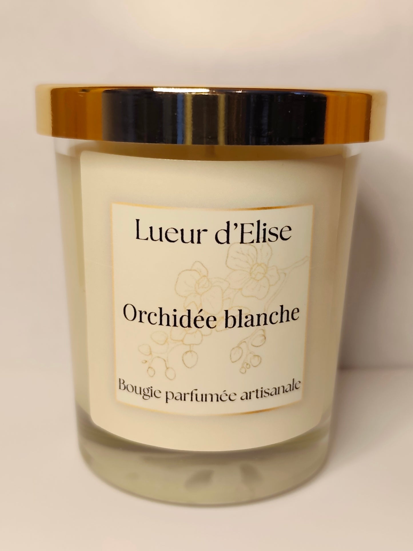 Bougie Orchidée blanche