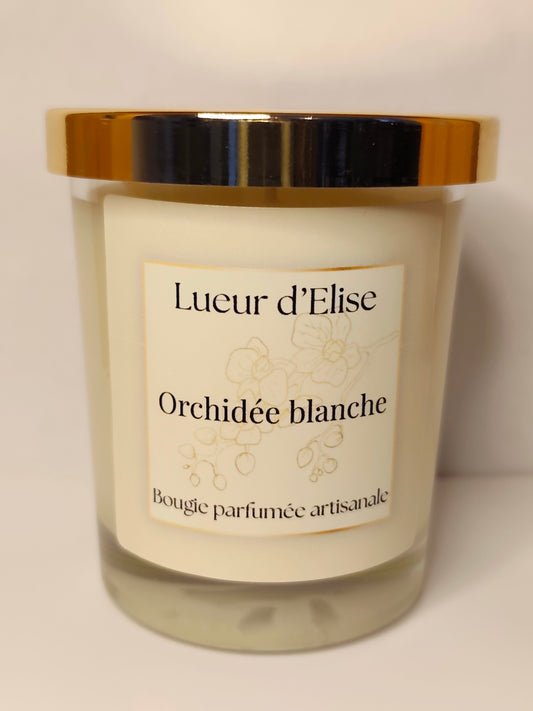 Bougie Orchidée blanche
