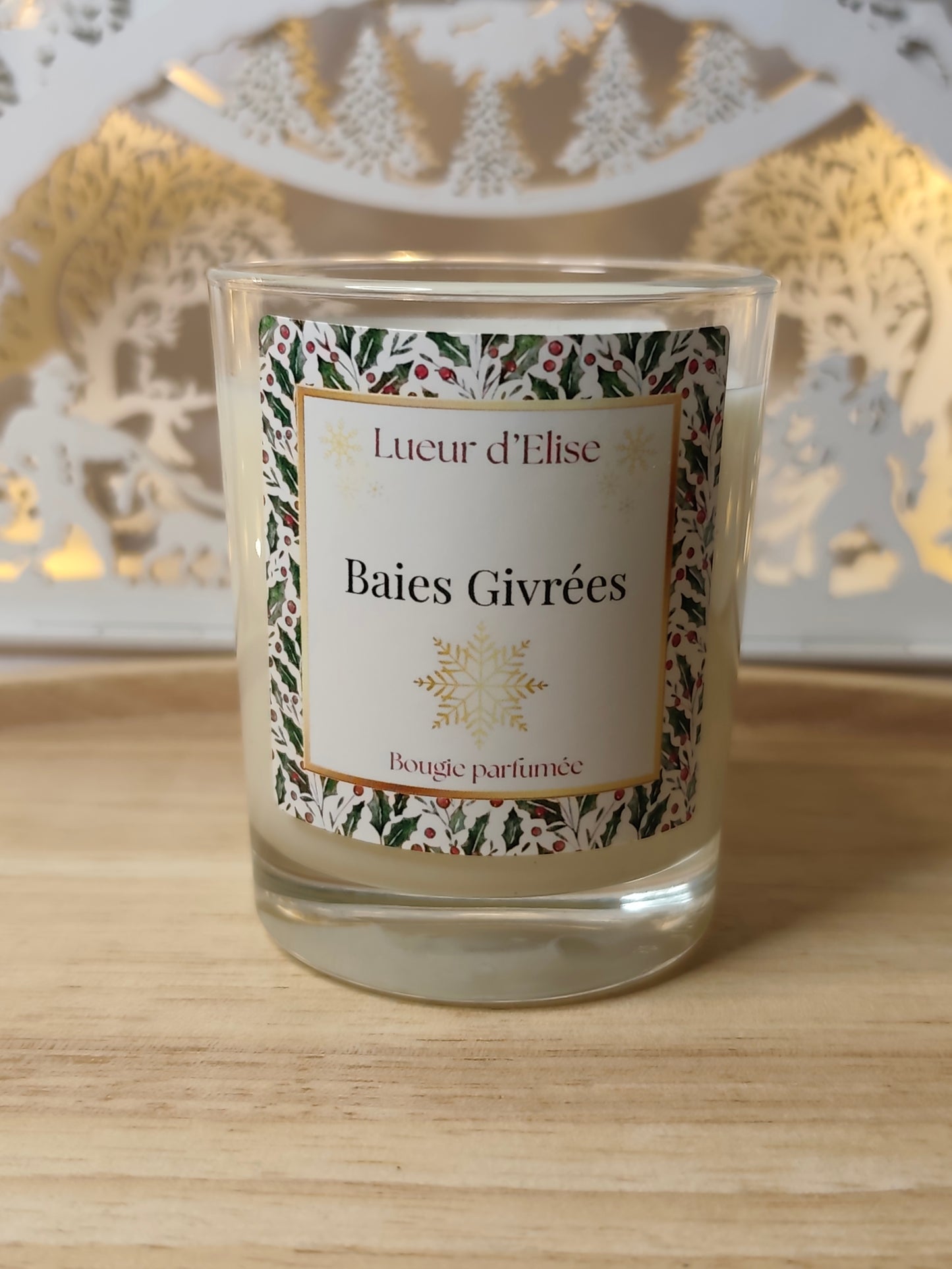 Bougie Baies Givrées