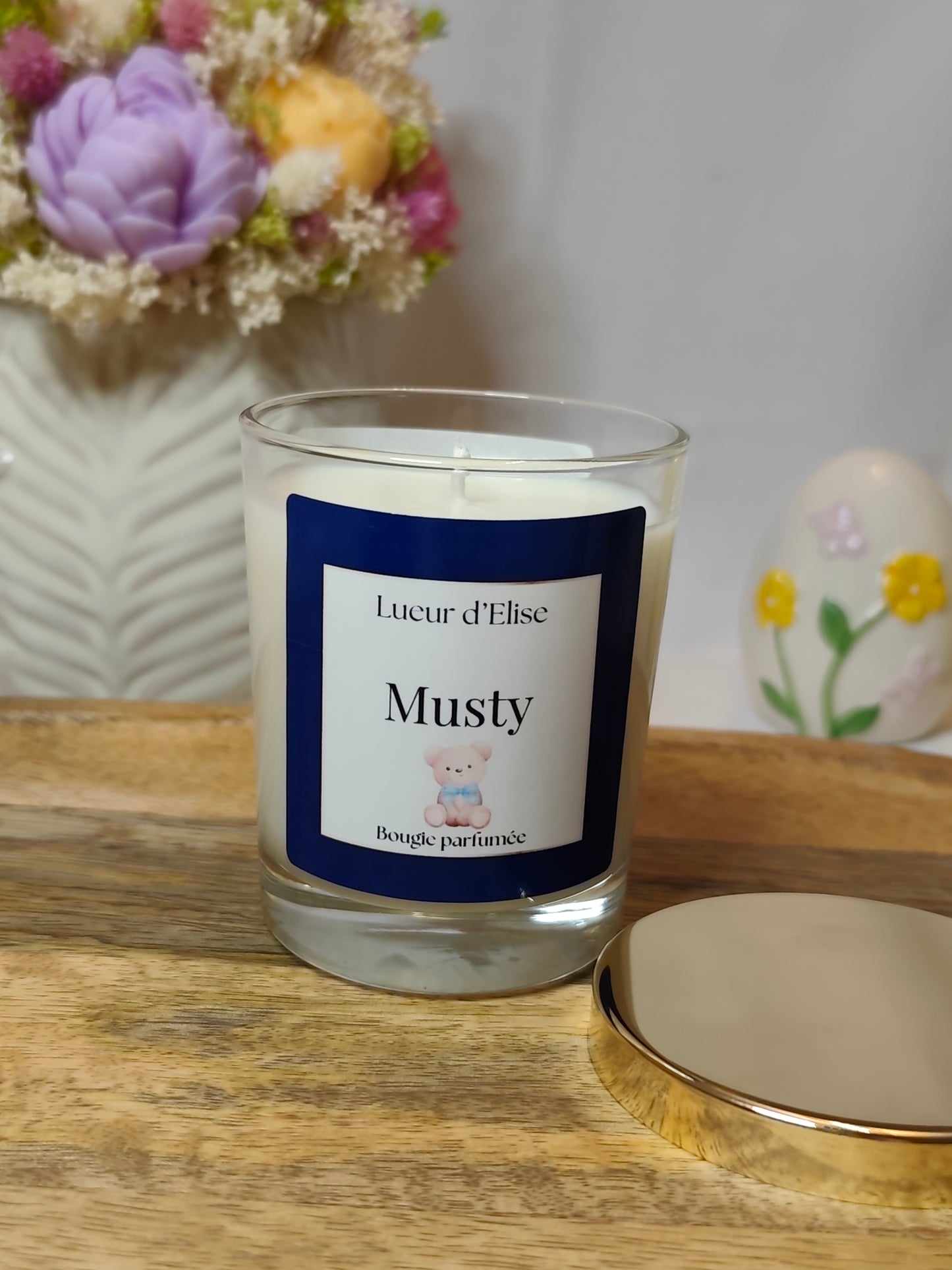 bougie parfumée artisanale Musty