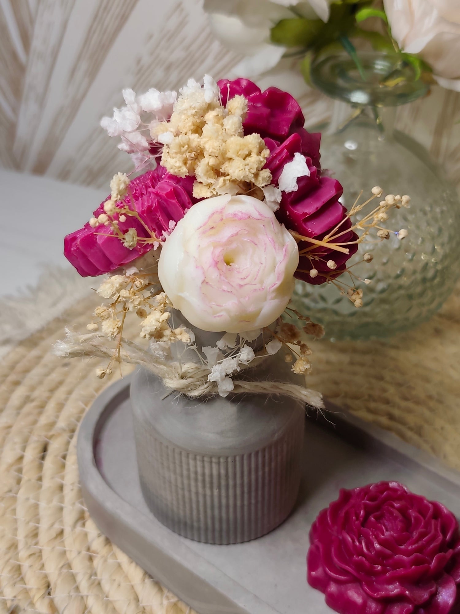 Bouquets de cire parfumés - Créations sur mesure