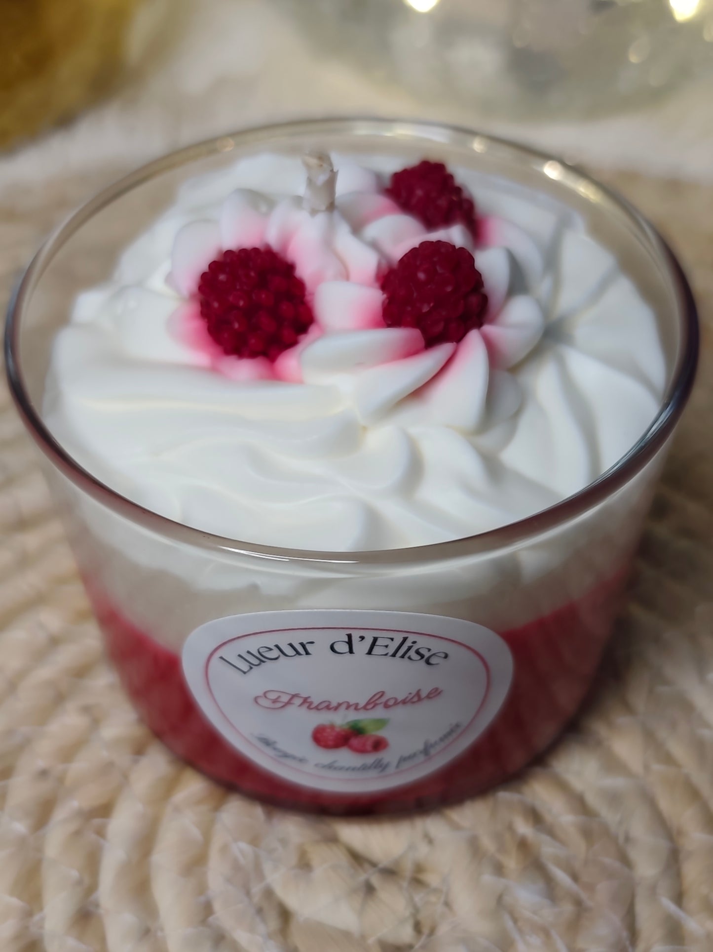 Bougie Chantilly Framboise