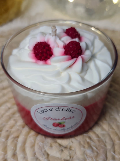 Bougie Chantilly Framboise