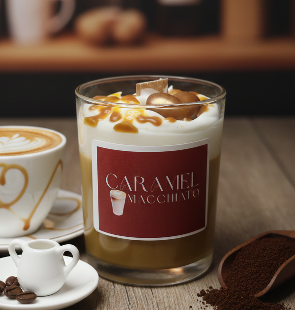 Bougie parfumée " Caramel Macchiato "
