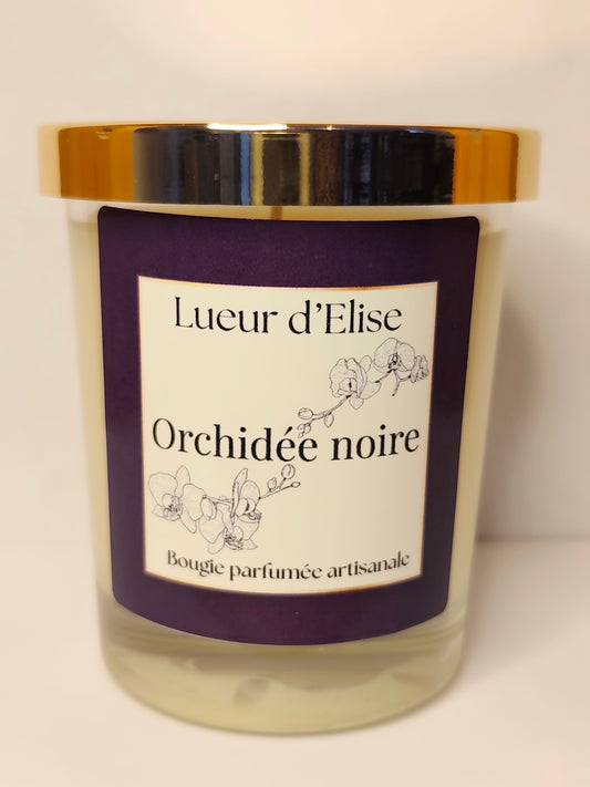 Bougie Orchidée noire