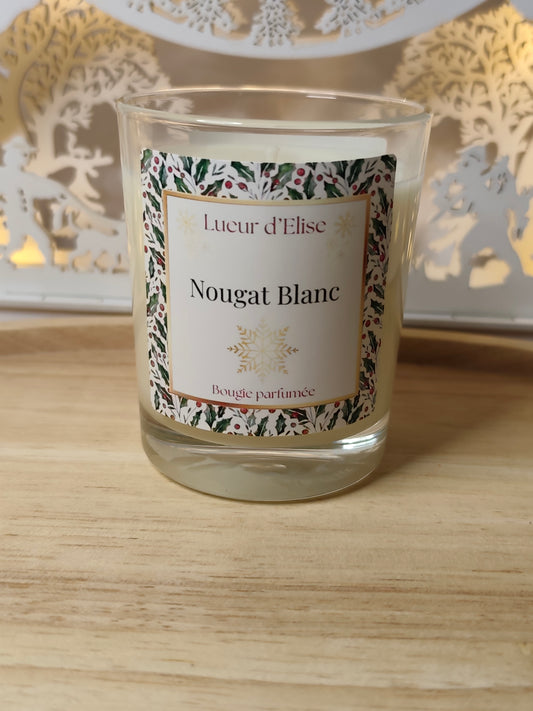 Bougie Nougat Blanc
