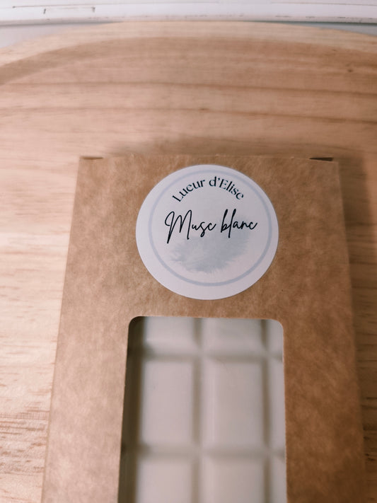 Tablette de fondant Musc Blanc