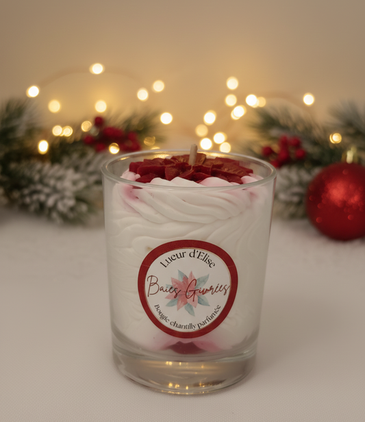 Bougie Chantilly Baies Givrées
