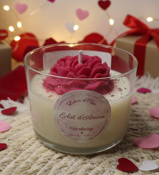 Bougie Eclat d'Amour (framboise)