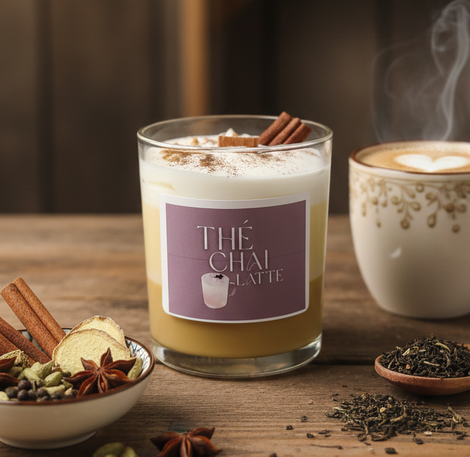 Bougie Thé Chai Latte