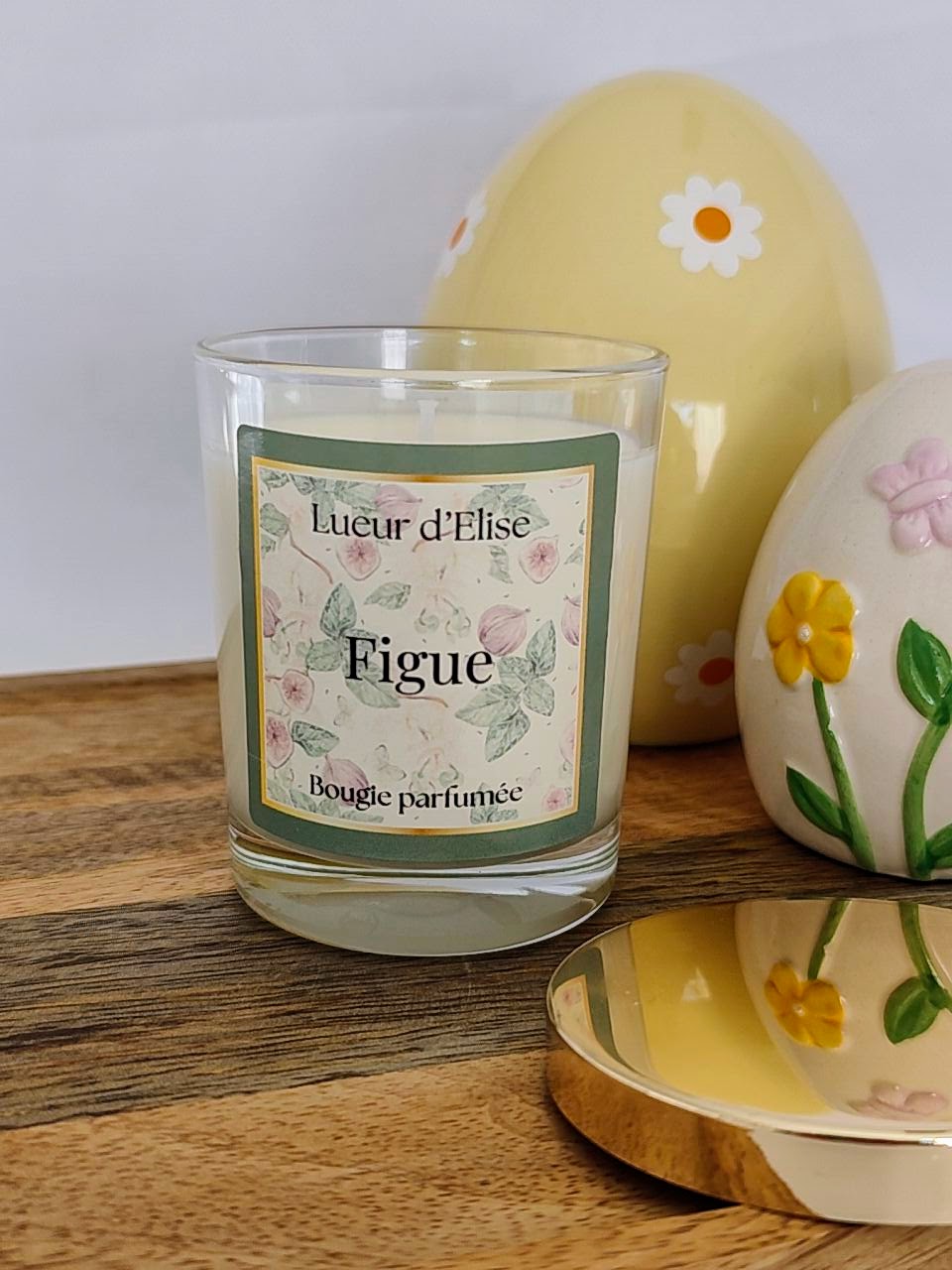 bougie parfumée à la figue