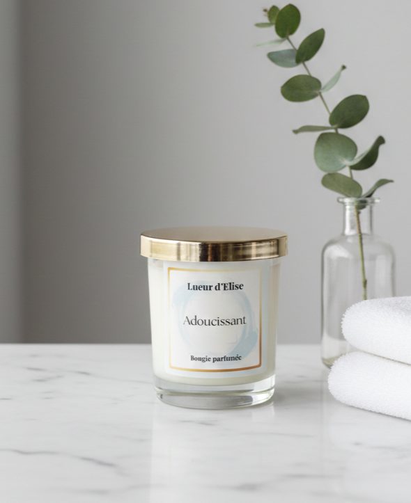 Bougie parfumée " Adoucissant "