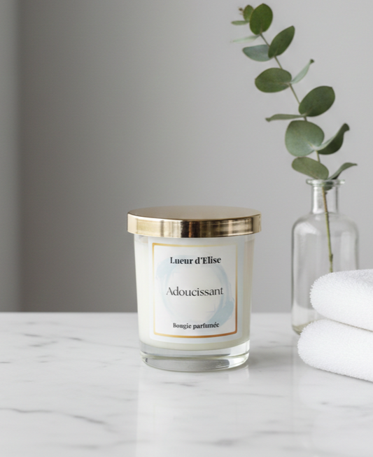Bougie parfumée " Adoucissant "